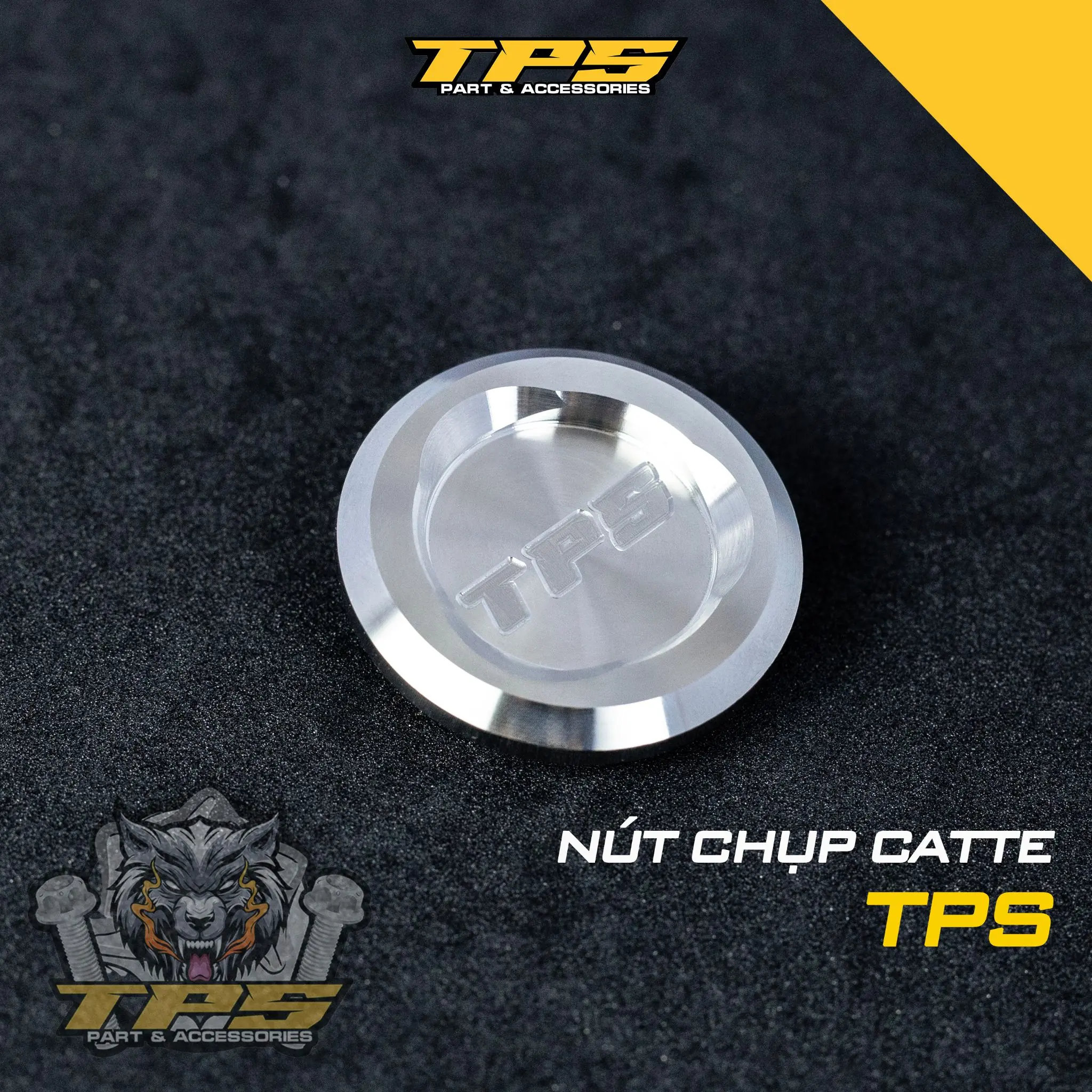 NÚT CHỤP CATTE INOX 304